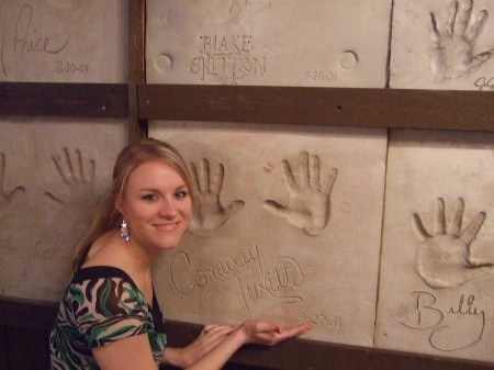 The great walls of handprints... My fav, Conway Twitty of course